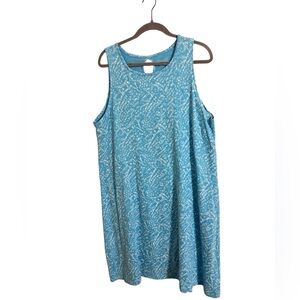 Escape by Habitat Blue Sleeveless Midi Dress Large